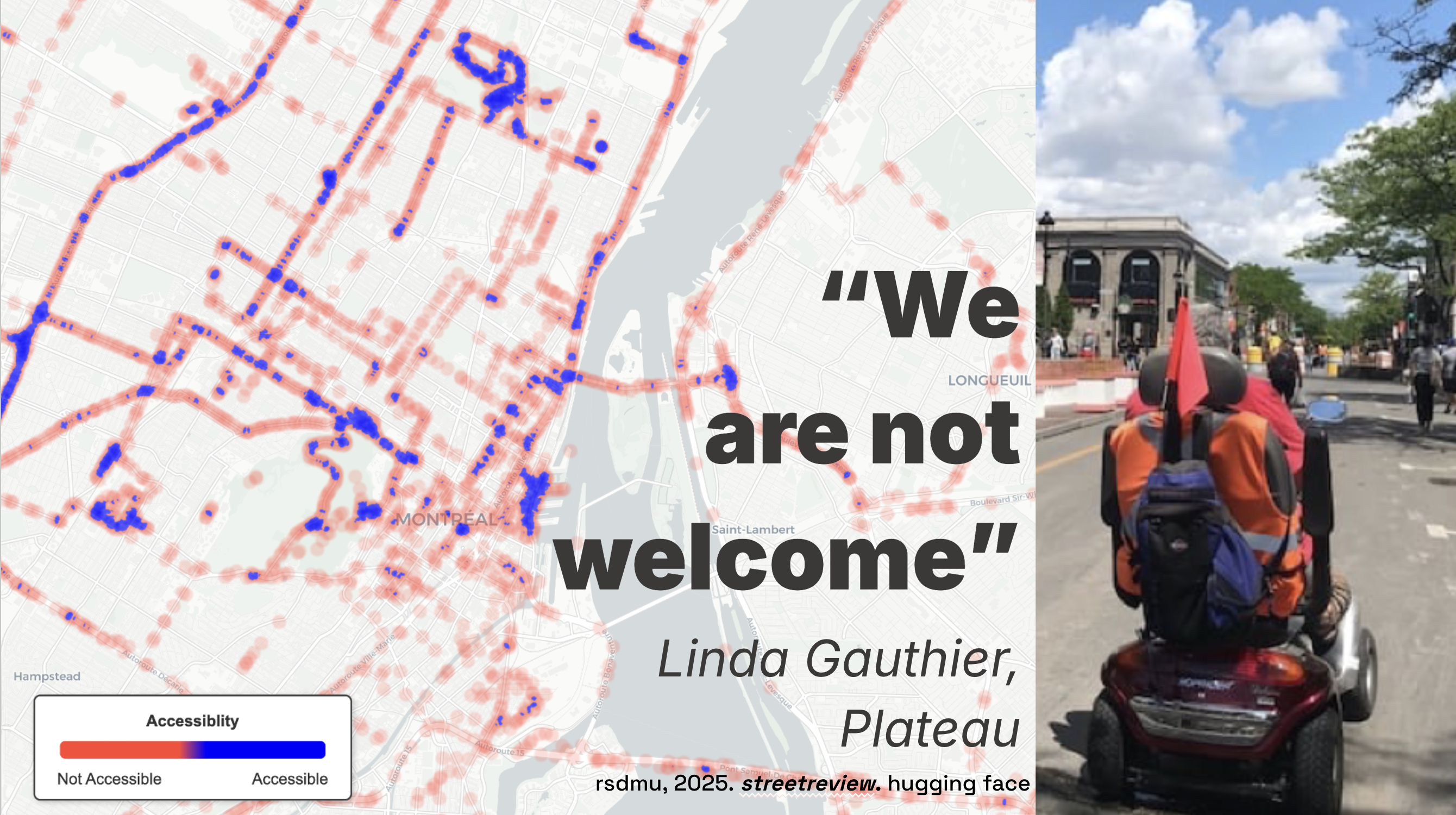 AI Maps of Streetscape Inclusivity